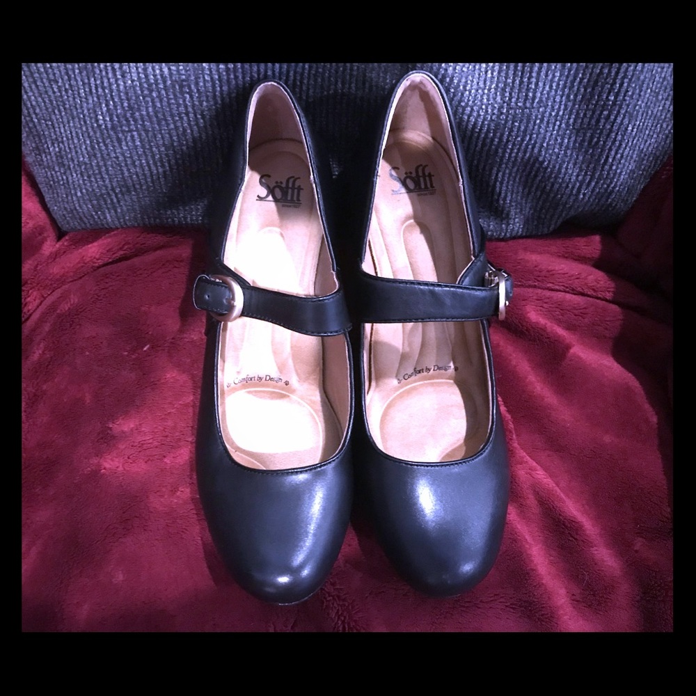 New Sofft Blk Pumps